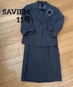 週末まで限定値下げ‼️スーツ　コサージュ付き　ワンピーススーツ3点　卒業式　入学式