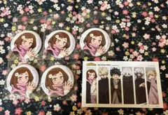 ヒロアカ ベースヤード カンバッジ 缶バッジ　麗日　お茶子　購入特典付き