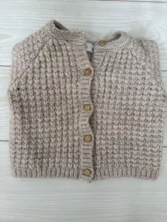 【10/14まで値下げ中】ZARA ベビー ニットカーディガン ベージュ