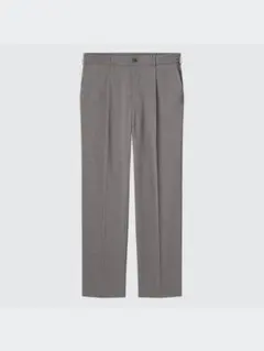 【新品】 UNIQLO タックテーパードパンツ（ウルトラライト・ワイドフィット）