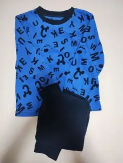 ユニクロ　フリース　パジャマ　上下　110cm