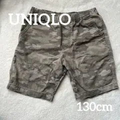 UNIQLO 迷彩柄ハーフパンツ ゴムウエストM