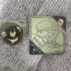 ufotable dining 伊黒　コースター　缶バッジ