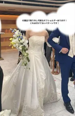 【最終お値下げ】ウェディングドレス5号 e05701.jpg