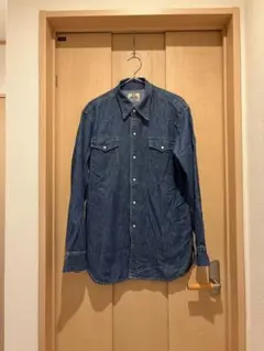 Levi's デニムシャツ ビンテージ ウエスタンシャツ 長袖 M