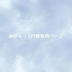 みかん☆127様専用