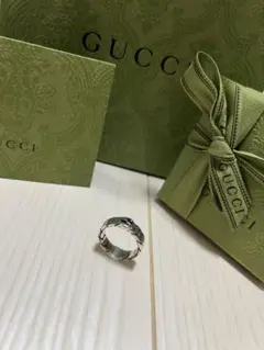 GUCCI グッチ シルバーリング 21号 リング SV925 ダブルG