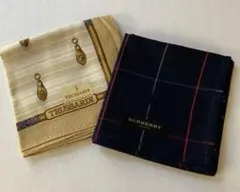 BURBERRY TRUSSARDY ハンカチセット