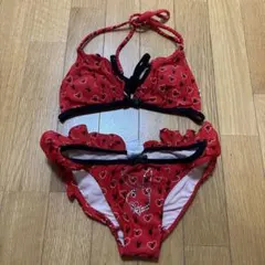 PLAYBOY ハート柄 フリル ビキニ セパレート 水着のサムネイル
