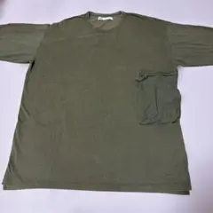ZARA オリーブグリーン Tシャツ XL