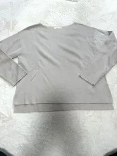 OPAQUE.CLIP ベージュ 長袖ニット 38/M