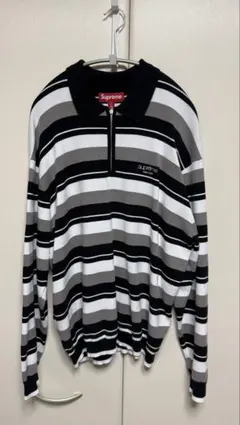 supreme 25F/W Stripe ZipUp PoloSweater