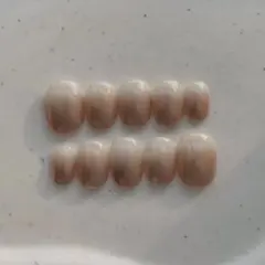 グラデーションデザインネイルチップ 春ネイル