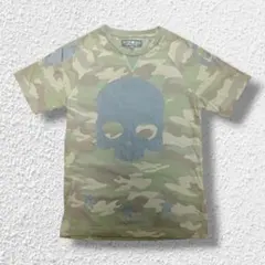 【美品】ハイドロゲン 迷彩 スカル Tシャツ カモフラ メンズ　y2kのサムネイル