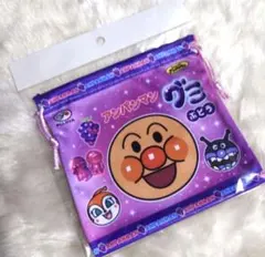 不二家　アンパンマン　巾着　ドキンちゃん