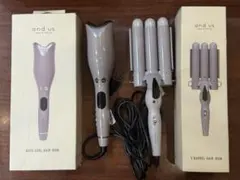 3coins 3連バレルヘアアイロン オートカールヘアアイロンスリコ