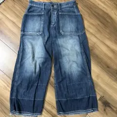Johnbull ワイドデニムパンツ