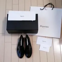 【Repetto】エナメル　ブラック　36/22.7