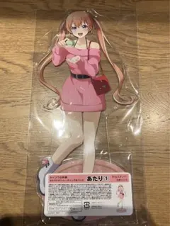 【カッコウの許嫁】天野エリカ あたりツキ缶バッジくじ BIGアクリルスタンド