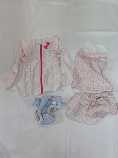 女の子用セパレート水着セット 100cm
