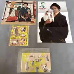 猫侍 ポスター＆シールセット・先生と迷い猫・ねこぱんち雑誌付録