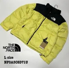 【新品】US-L ノースフェイス ダウンジャケット レトロ ヌプシ 96 黄 訳