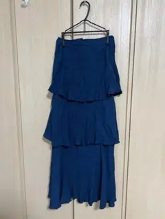 スカート　フリル　マーメイド　フレア