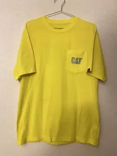 CAT キャタピラー ポケットTシャツ イエロー