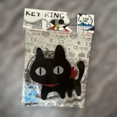 【新品/定価1100円】B-SIDE LABEL 黒猫キーリング キーホルダー