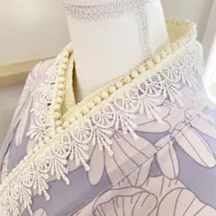 重ね襟パール　伊達襟レース　半衿フリル成人式振袖　卒業式袴　浴衣着物　七五三あ