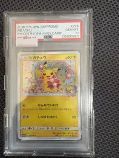 ポケモンカード】超貴重！ 2018年 桜アフロのピカチュウ プロモ PSA9