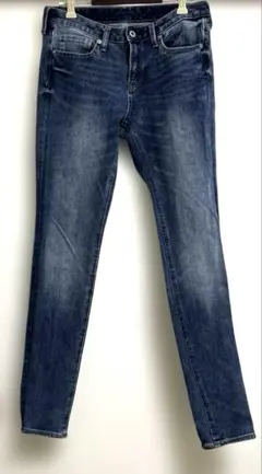 新品　GUウルトラストレッチジーンズ　ブルー　67