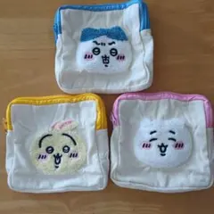 ちいかわ　もこもこポーチ　ちいかわ　ハチワレ　うさぎ