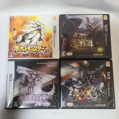 ポケットモンスター サン・パール・MH4・MHダブルクロス　４本セット