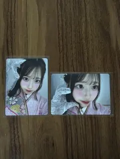 CUTIE STREET 桜庭遥花 振袖 トレカ2枚セット