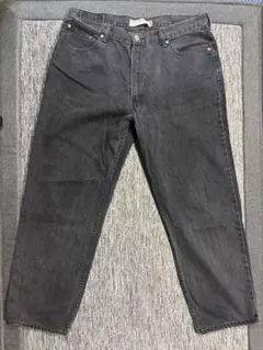 7*j様 ビンテージ2002年LEVIS505紙パッチレギュラージーンズ黒W33 
