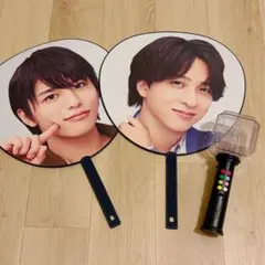 timelesz 寺西拓人 うちわとペンライト セット - メルカリ
