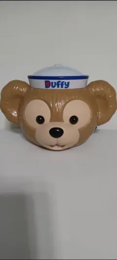 香港ディズニーランド　ダッフィー ポップコーン容器　ストラップ付き