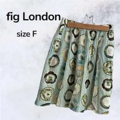 fig London フレアスカート 総柄 Fサイズのサムネイル