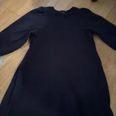 SUGAR SPOON 長袖ニットワンピース Fサイズ 黒