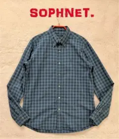 SOPHNET.ソフネット BDチェッシャツ Mのサムネイル