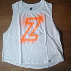 Zumba タンクトップ ホワイト/オレンジ