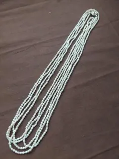 真珠　淡水パール　ライスパール　5連　ネックレス