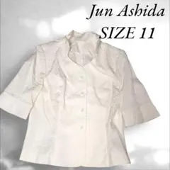 Jun Ashida ホワイト テーラードジャケット サイズ11