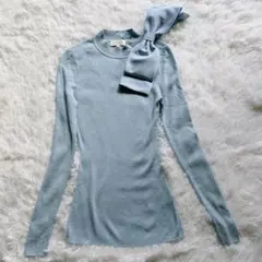 Ted baker リボン付きライトブルーニット長袖