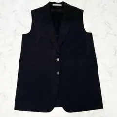 theory luxe☆ウォッシャブル ジレ セオリーリュクス Theory luxe ジレ SYCAMORE 2 DEEBI （ブラック