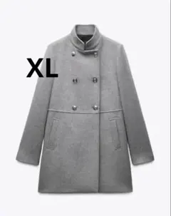 専用　ZARA グレー ウール ピーコート S 2026年最新】ZARA レディース ピーコート・ウールコートの人気アイテム