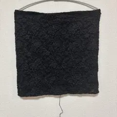美品✨【S相当】黒 総レース ベアトップ チューブトップ ブラック 裏地あり