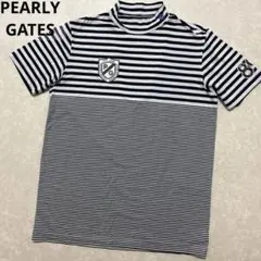 パーリーゲイツ★ビッグロゴ★ストレッチ★モックネック【メンズ サイズ5（L）】のサムネイル