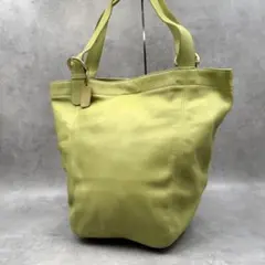OLD COACH Tote Bag Rare Apple Green 2way - メルカリ